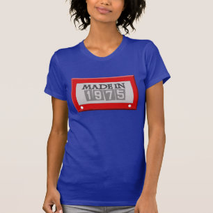 GEMAAKT IN 1975 Geïnspireerd T-shirt op de grote