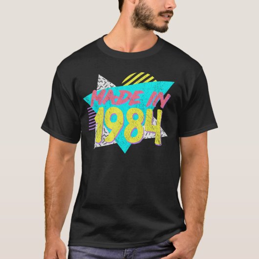 Gemaakt in 1984 40e verjaardag t-shirt (Voorkant)