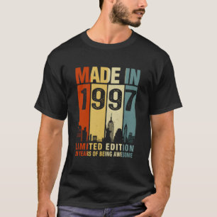Gemaakt in 1997 26 Jaar Uitblinken T-shirt