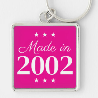 Gemaakt in 2002 Limited Edition tekst Sleutelhanger