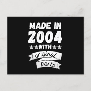gemaakt in 2004 met originele onderdelen, briefkaart