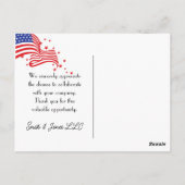 Gemaakt in Amerika Billboard Briefkaart (Achterkant)