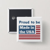 Gemaakt in Amerika Button (Voorkant /achterkant)