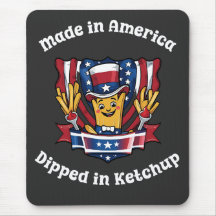 Gemaakt in Amerika Dipped in Ketchup Funny Patriot
