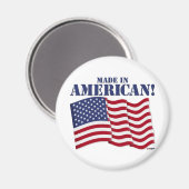 GEMAAKT IN AMERIKA! MAGNEET (Voorkant / Achterkant)