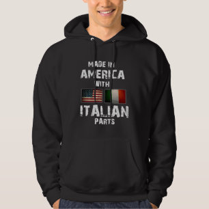 Gemaakt in Amerika met Italiaanse Onderdelen Ita Hoodie