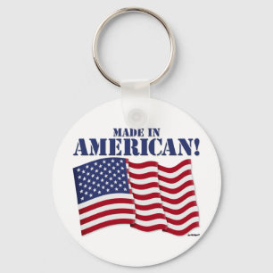 GEMAAKT IN AMERIKA! SLEUTELHANGER