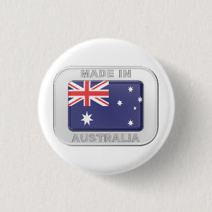 Gemaakt in Australië Ronde Button 3,2 Cm