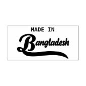 Gemaakt in Bangladesh Rubberstempel (Afrduk)