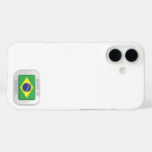 Gemaakt in Brazilië Case-Mate iPhone Case (Achterkant (horizontaal))