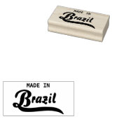Gemaakt in Brazilië Rubberstempel (Gestempeld)