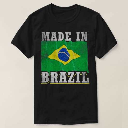 Gemaakt in Brazilië T-shirt (Design voorkant)
