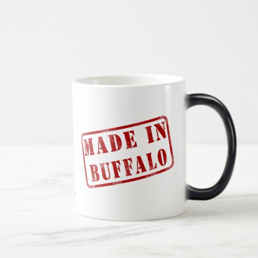 Gemaakt in Buffalo Magische Mok (Rechts)