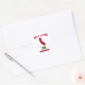 Gemaakt in Californië Ronde Sticker (Envelop)