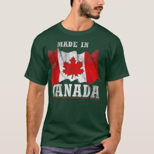 Gemaakt in Canadese vlag (1) T-shirt