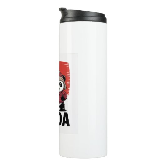 Gemaakt in China Panda - Chinees Canadees Thermosbeker (Geroteerd rechts)