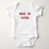 GEMAAKT IN CHINA ROMPER (Voorkant)