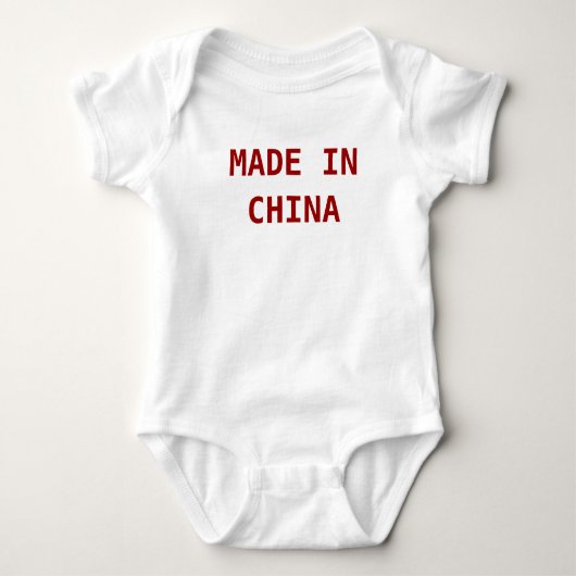 GEMAAKT IN CHINA ROMPER (Voorkant)