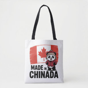 Gemaakt in Chinada Panda – Chinees-Canadees Draagtas