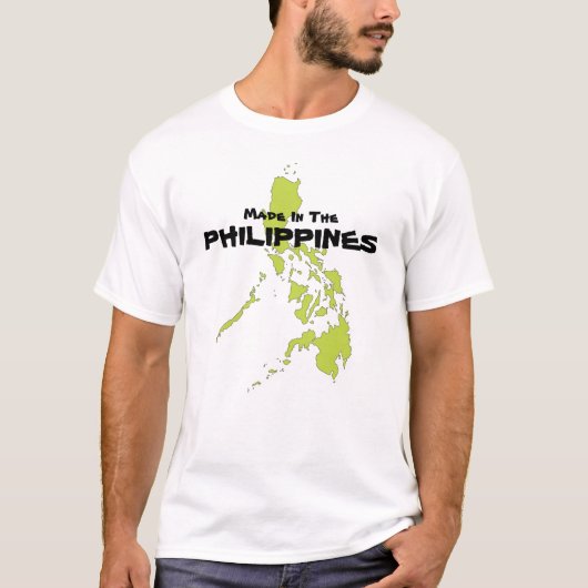 gemaakt in de FILIPIJNEN T-shirt (Voorkant)