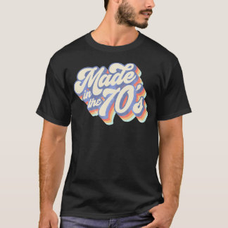 Gemaakt in de jaren '70 grappig jaren '70 feest t-shirt