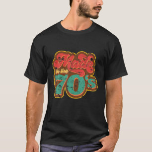 Gemaakt in de jaren 70 Retro Vintage stijl jaren T-shirt