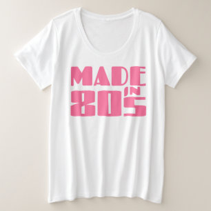 Gemaakt in de jaren 80 grote maat t-shirt