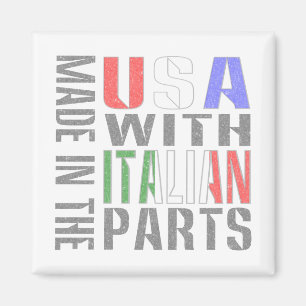 Gemaakt in de VS met Italiaanse onderdelen Magneet
