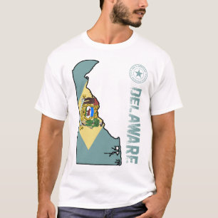 gemaakt in delaware 100% oprecht volledig originee t-shirt