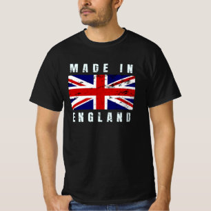 gemaakt in engeland t-shirt