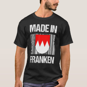 gemaakt in franconia fänksch - wapenschild t-shirt