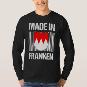 gemaakt in franconia fänksch - wapenschild t-shirt