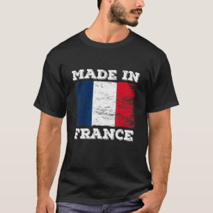 Gemaakt in Frankrijk met Franse vlag Graphic Cool T-shirt