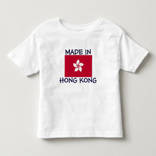 Gemaakt in Hong Kong Kinder Shirts