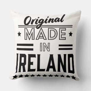 gemaakt in Ierland mooi retro logo. Kussen