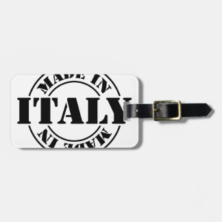 gemaakt in Italië Bagagelabel