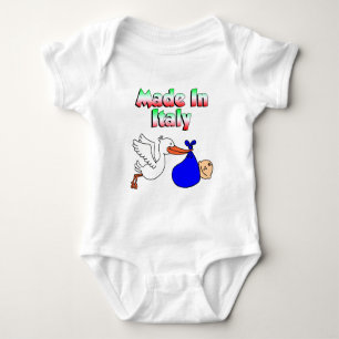Gemaakt in Italië Stork Blue Romper