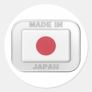 Gemaakt in Japan Ronde Sticker