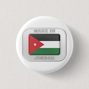 Gemaakt in Jordanië Ronde Button 3,2 Cm