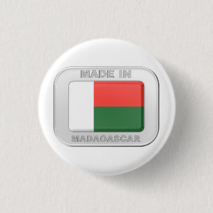 Gemaakt in Madagaskar Ronde Button 3,2 Cm