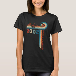 Gemaakt in mei 2002 20 Verjaardag 20 jaar oud Vint T-shirt
