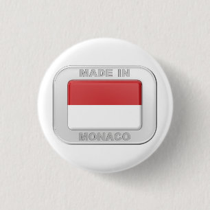 Gemaakt in Monaco Ronde Button 3,2 Cm