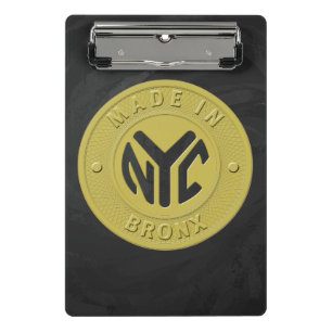 Gemaakt in New York Bronx Mini Klembord