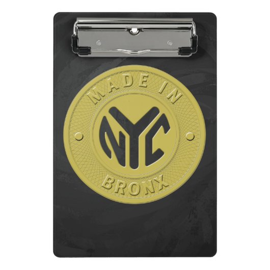 Gemaakt in New York Bronx Mini Klembord (Voorkant)