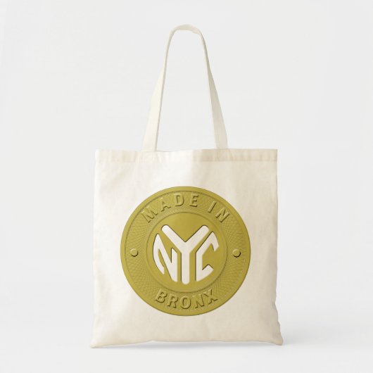 Gemaakt in New York Bronx Tote Bag (Voorkant)