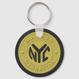 Gemaakt in New York Manhattan Sleutelhanger