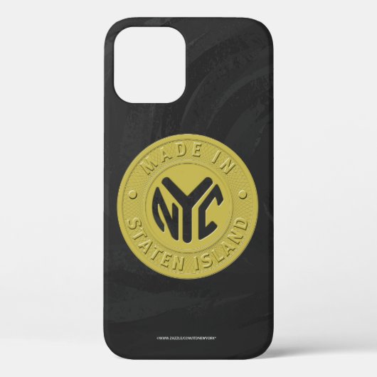 Gemaakt in New York Staten Island Case-Mate iPhone Case (Achterkant)