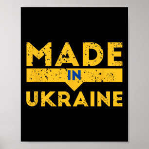 Gemaakt in Oekraïne Oekraïens Cadeau Oekraïense Sy Poster
