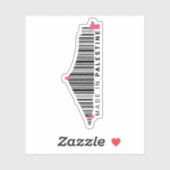 Gemaakt in Palestina Sticker (Vel)