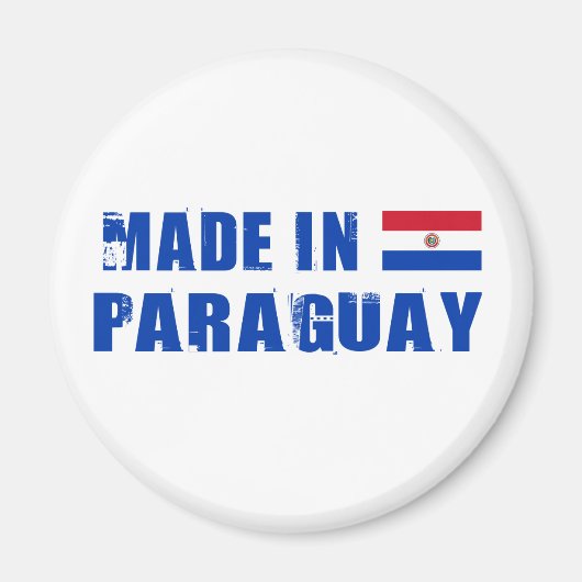 Gemaakt in Paraguay Magneet (Voorkant)